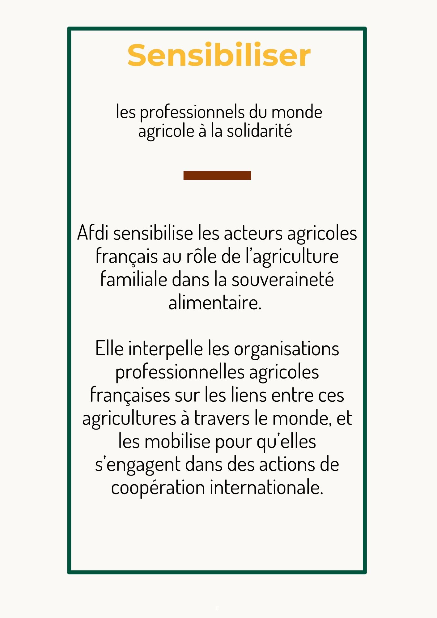 Afdi_missions s'enssibiliser